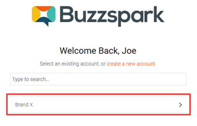 Buzzspark UGC Platform Free Trial sign-up - Login