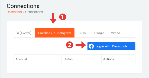 Connecting Buzzspark with Facebook