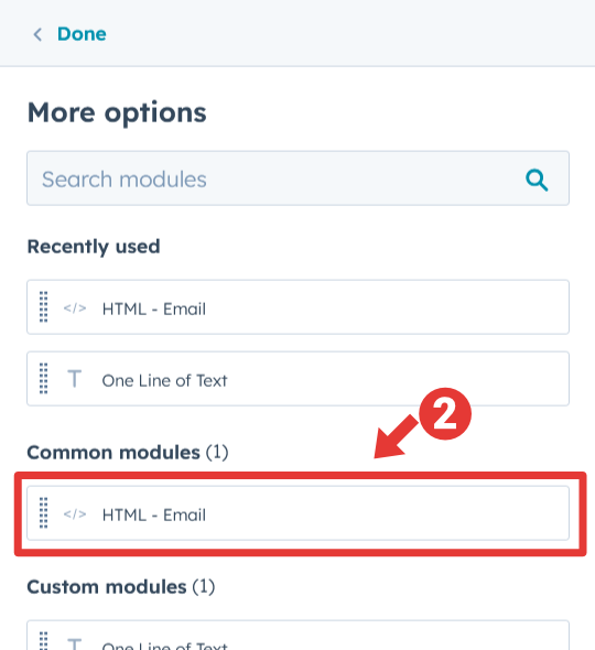 HubSpot HTML Content Block