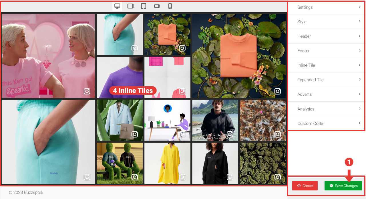 No-code UGC Event Display editor