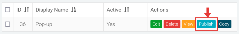 Publishing UGC Event Displays on digital screens