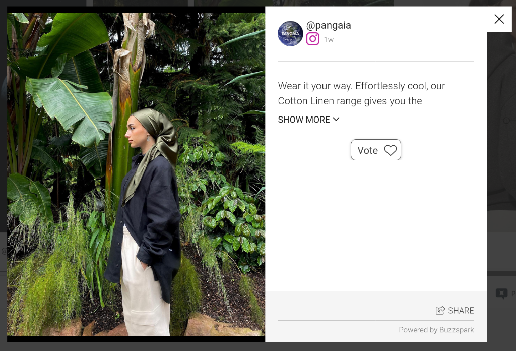 Expanded Tiles in UGC Display Widget